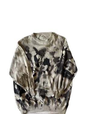 Boho chic We The Free Free People Cosmos Tie Dye Oversized Pullover XS